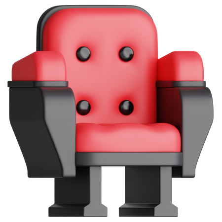 Chaise de cinéma  3D Icon