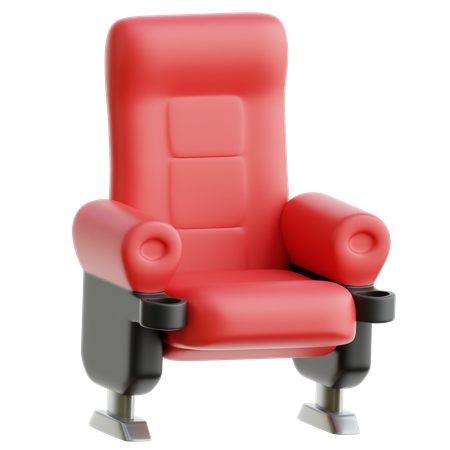 Chaise de cinéma  3D Icon