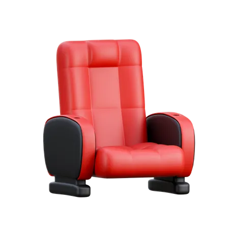 Chaise de cinéma  3D Icon