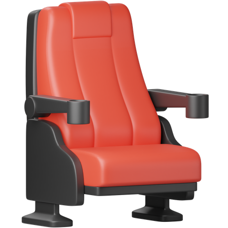 Chaise de cinéma  3D Icon