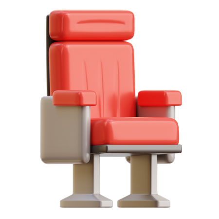 Chaise de cinéma  3D Illustration