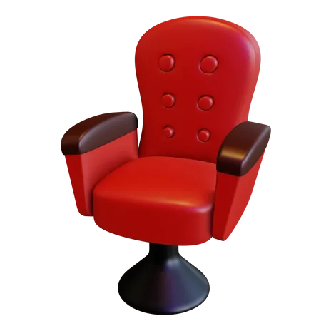 Chaise de cinéma  3D Illustration