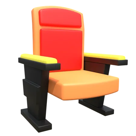 Chaise de cinéma  3D Icon