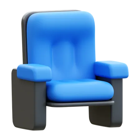 Chaise de cinéma  3D Icon