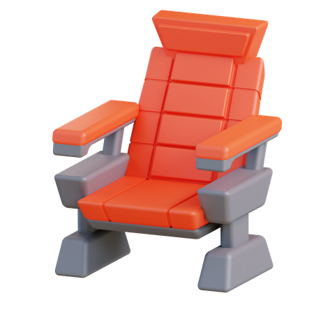 Chaise de cinéma  3D Icon