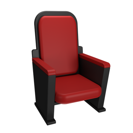 Chaise de cinéma  3D Icon