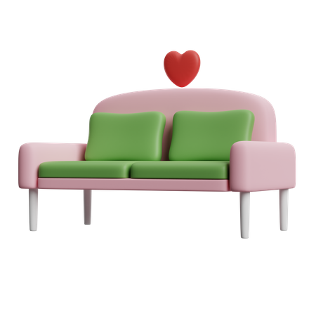 Chaise de mariage  3D Icon