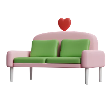 Chaise de mariage  3D Icon