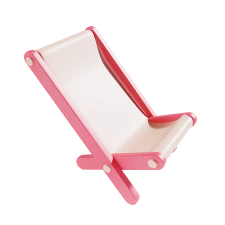 Chaise de plage  3D Icon