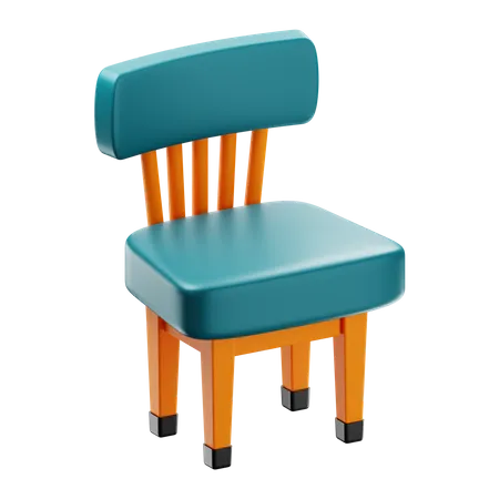 Chaise en bois  3D Icon