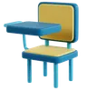 chaise d'étudiant