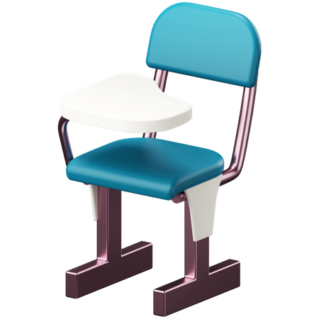 Chaise d'étudiant  3D Icon