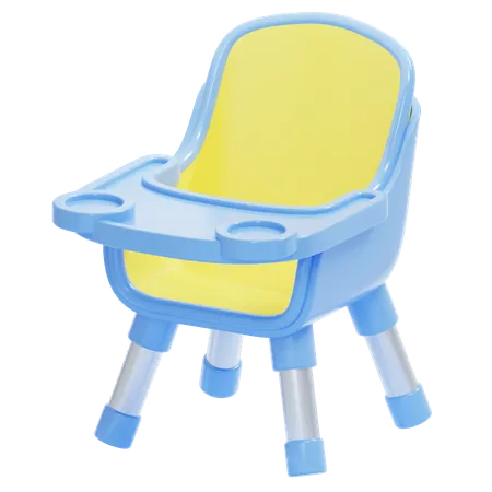 Chaise haute bébé  3D Icon