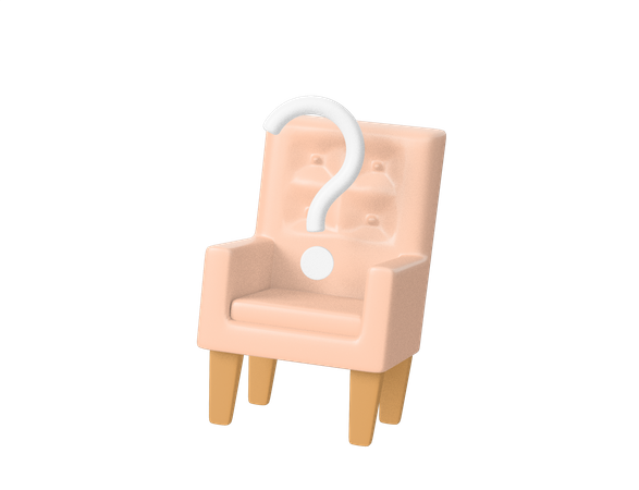 Chaise inconnue  3D Icon