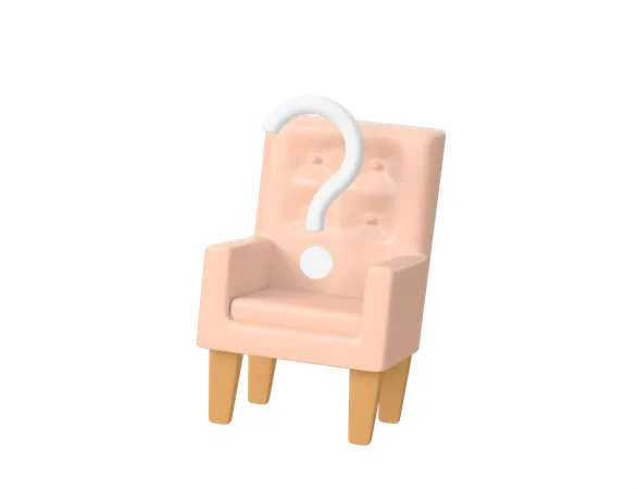 Chaise inconnue  3D Icon