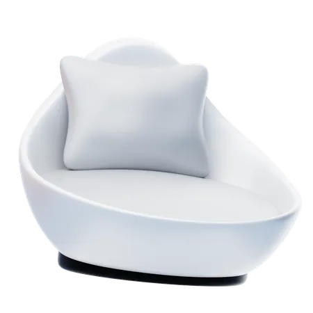 Chaise longue  3D Icon