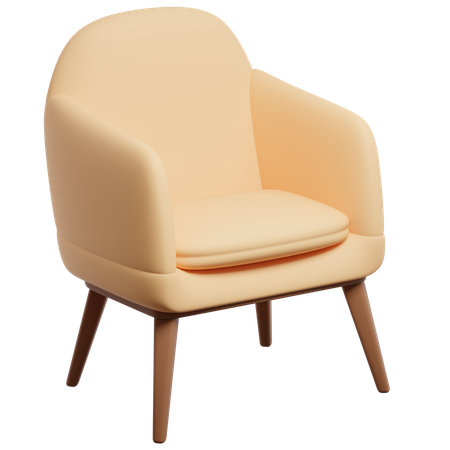 Chaise longue  3D Icon