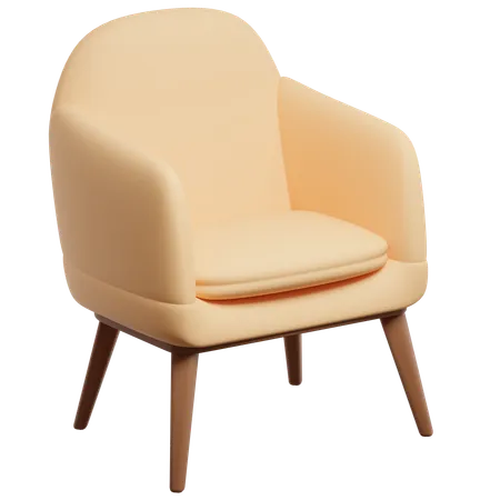 Chaise longue  3D Icon