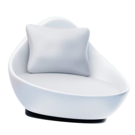 Chaise longue  3D Icon