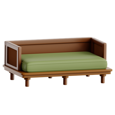 Chaise lounge  3D Icon