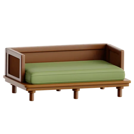 Chaise lounge  3D Icon