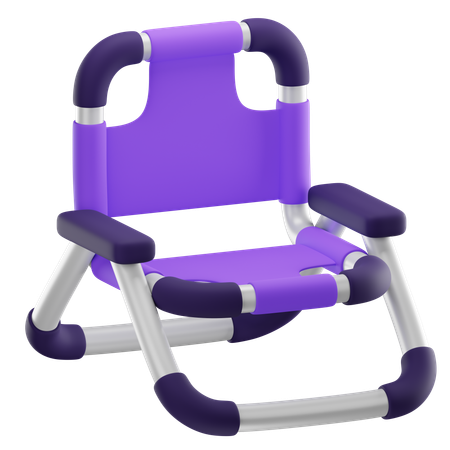 Chaise pliante  3D Icon