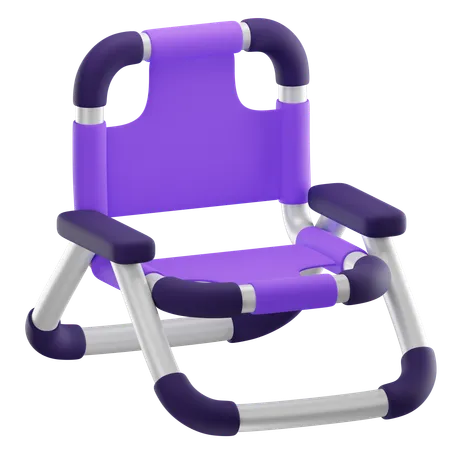 Chaise pliante  3D Icon