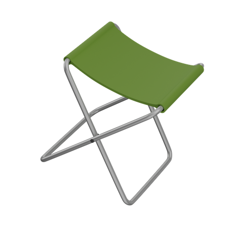 Chaise pliante  3D Illustration