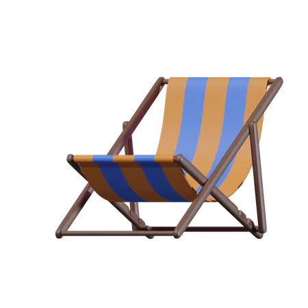 Chaise pliante  3D Icon