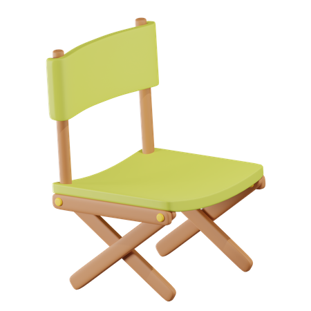 Chaise pliante  3D Icon