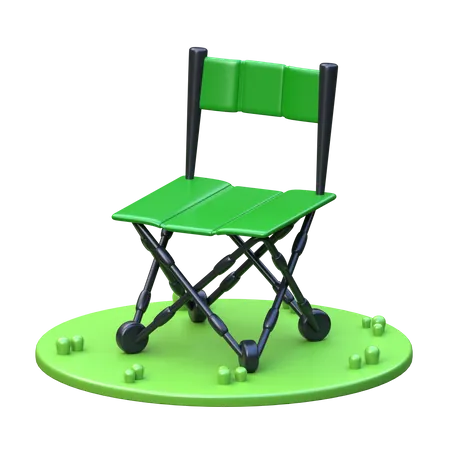 Chaise pliante  3D Icon