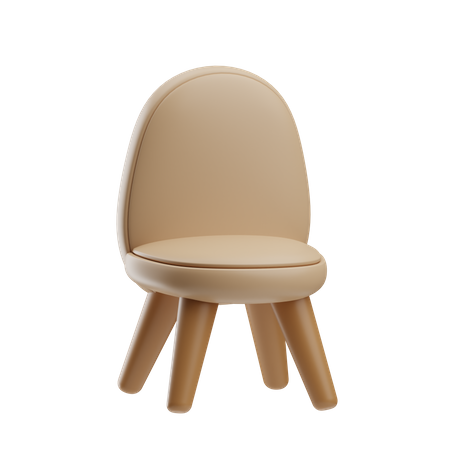 Chaise sans bras  3D Icon