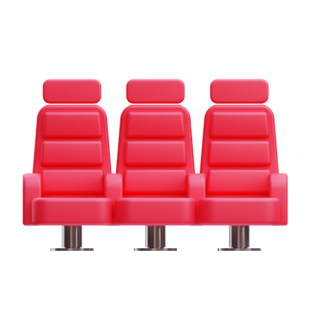 Chaises de cinéma  3D Icon