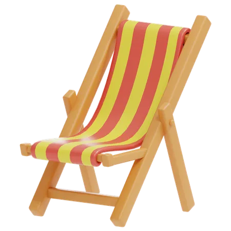 Chaises de plage  3D Icon