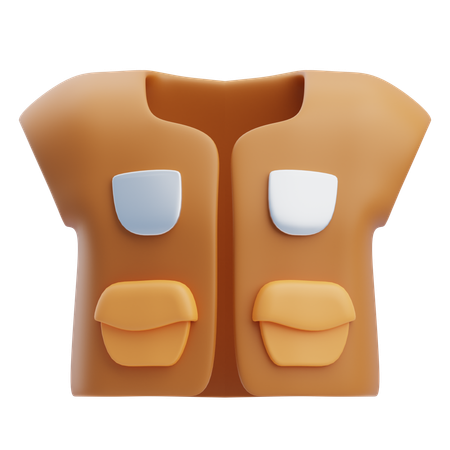 Chaleco  3D Icon