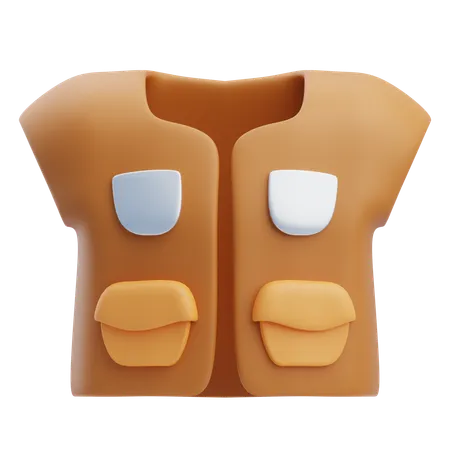 Chaleco  3D Icon