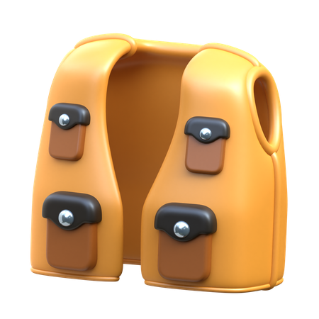 Chaleco arqueólogo  3D Icon