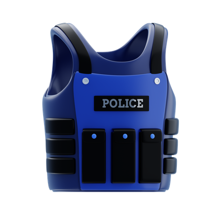 Chaleco de policia  3D Icon