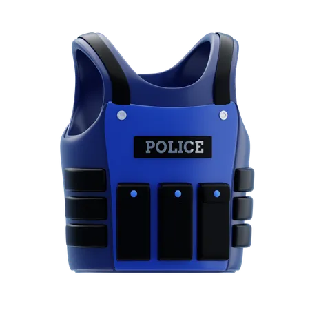 Chaleco de policia  3D Icon