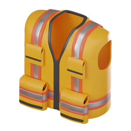 Chaleco de seguridad  3D Icon