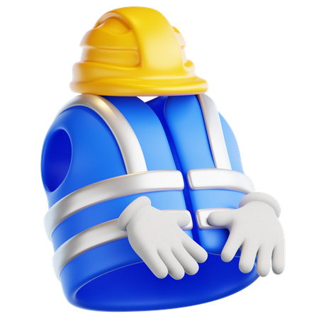 Chaleco de seguridad  3D Icon