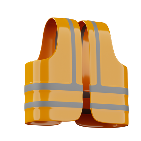 Chaqueta de seguridad  3D Icon