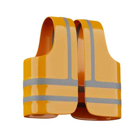 Chaqueta de seguridad  3D Icon