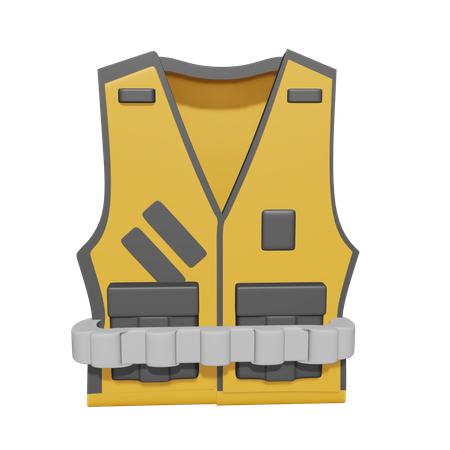 Chaleco de seguridad  3D Icon