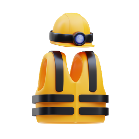 Chaleco de seguridad  3D Icon