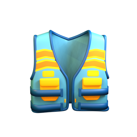 Chaleco de seguridad  3D Icon