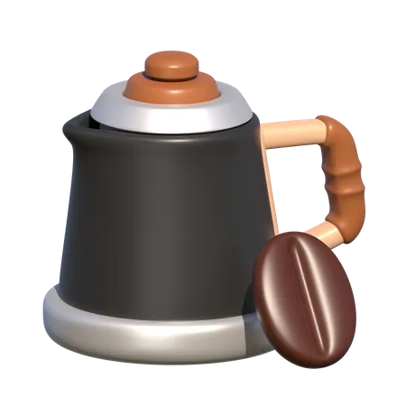 Chaleira de café  3D Icon