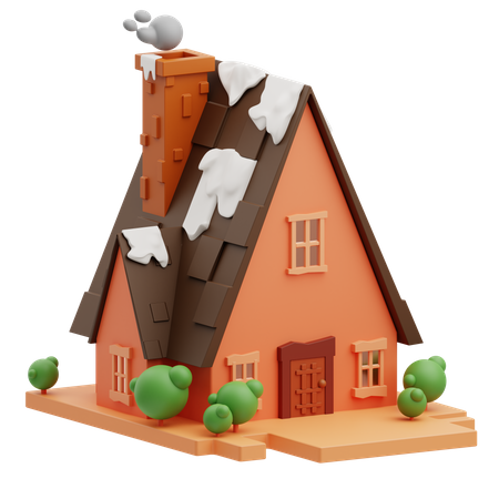 Chalet  3D Illustration