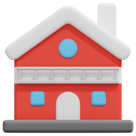 Chalet  3D Icon