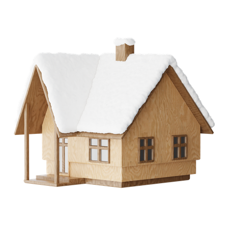 Chalet 3D Icon